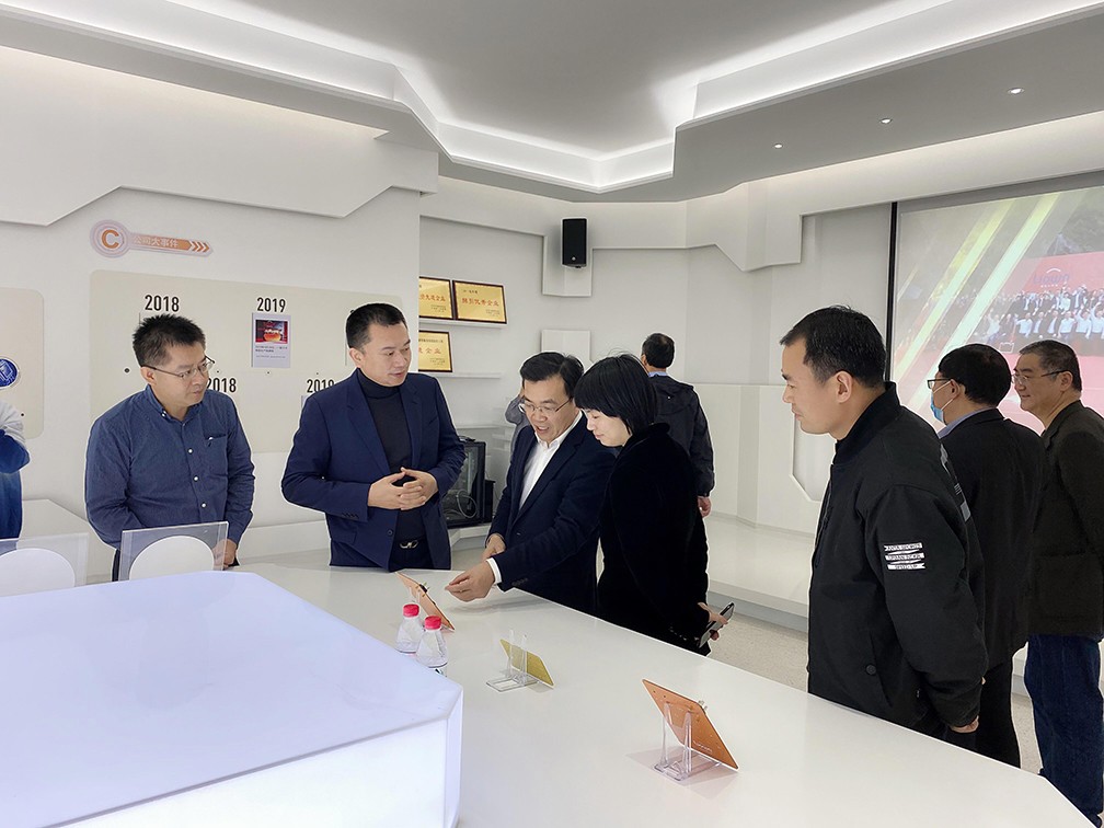 臺(tái)州市副市長蔣冰風(fēng) 玉環(huán)市副市長李丹佳一行赴里陽半導(dǎo)體參觀調(diào)研